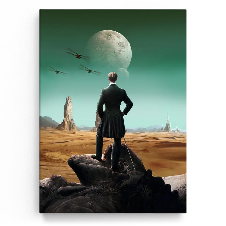 Artmazing Leinwandbild The Wanderer In Arrakis