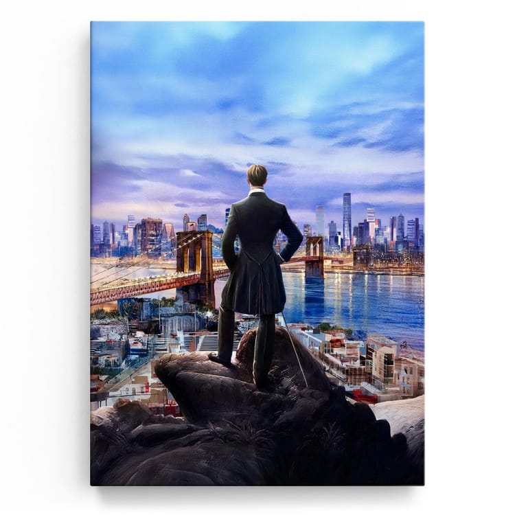 Artmazing Leinwandbild The Wanderer In Brooklyn