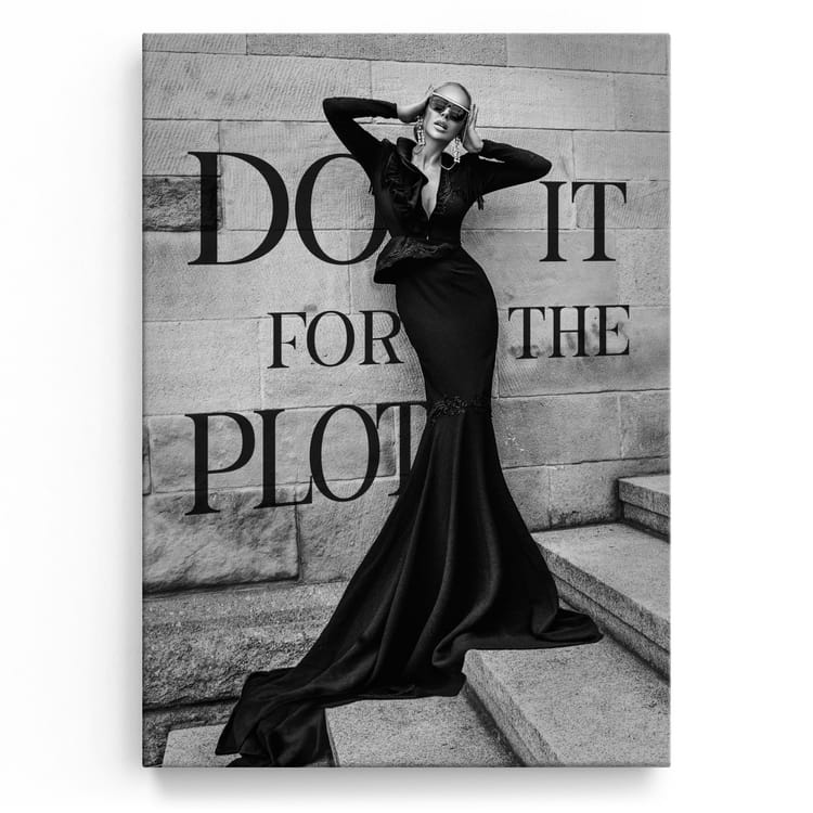 Artmazing Leinwandbild Do It For The Plot