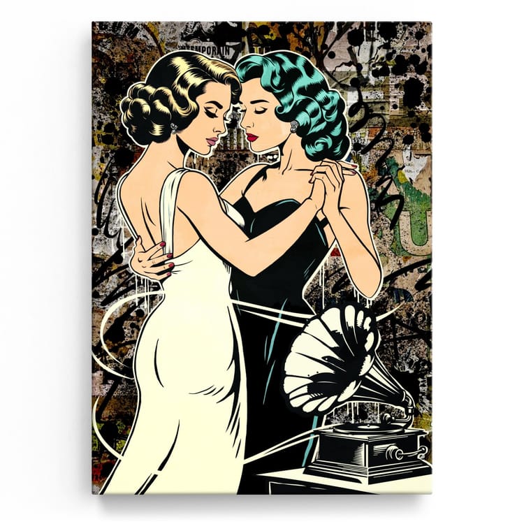 Artmazing Leinwandbild Gatsby's Gals