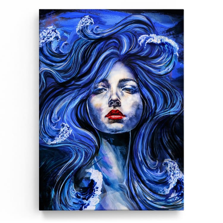 Artmazing Leinwandbild Tidal Wave Beauty