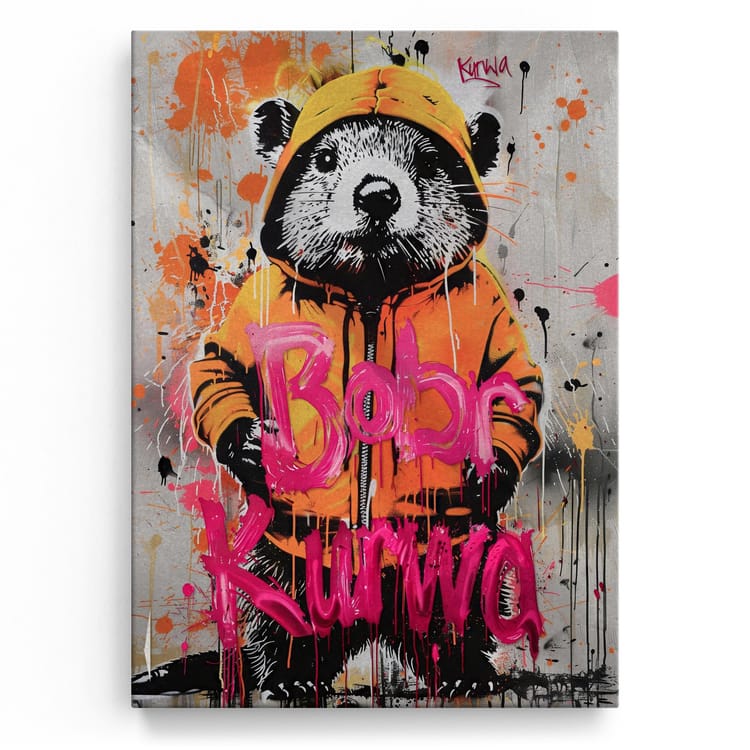 Artmazing Leinwandbild Bobr Kurwa