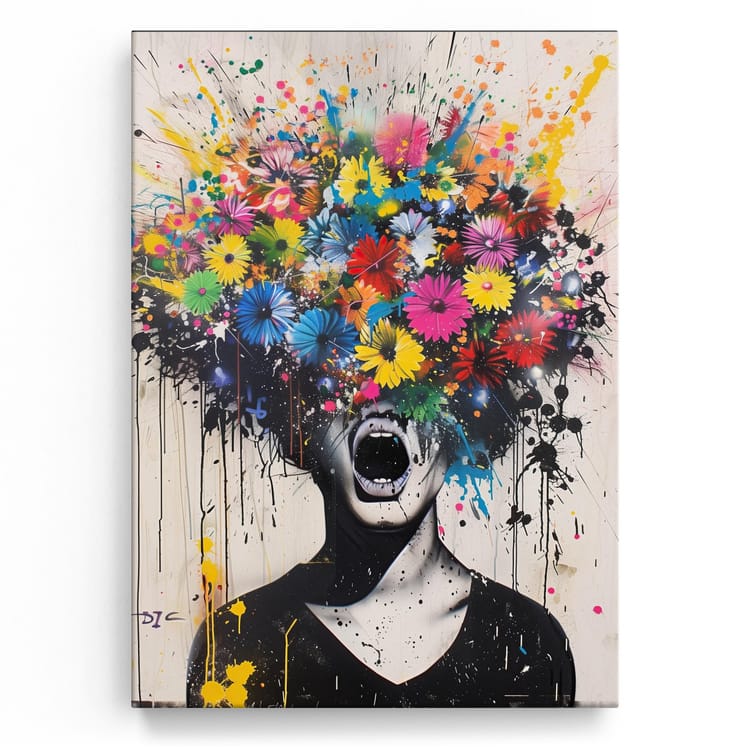 Artmazing Leinwandbild Flower Boom