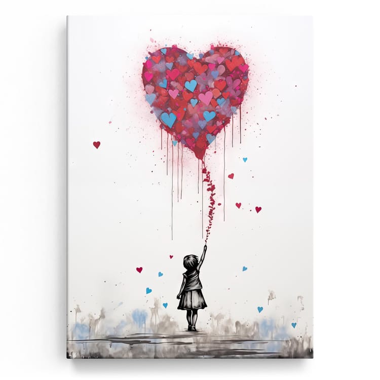 Artmazing Leinwandbild Love In The Air