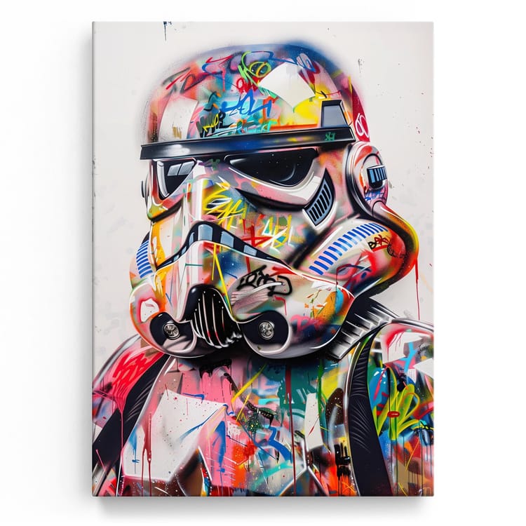 Artmazing Leinwandbild Graffiti Trooper