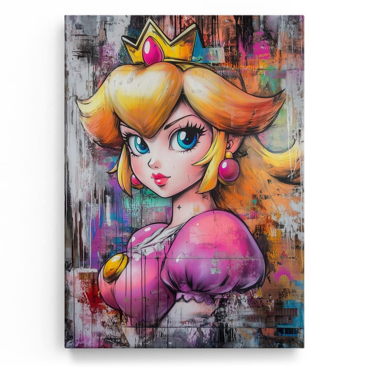 Artmazing Leinwandbild Peach