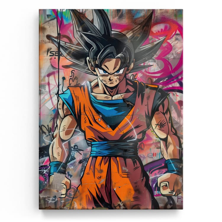 Artmazing Leinwandbild Goku Off The Wall