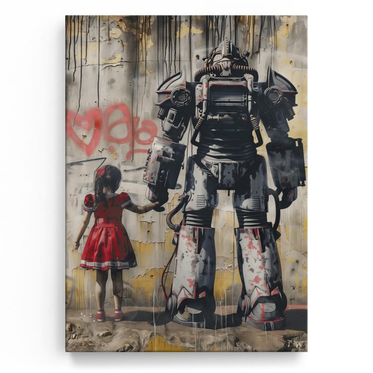 Artmazing Leinwandbild Love And Steel