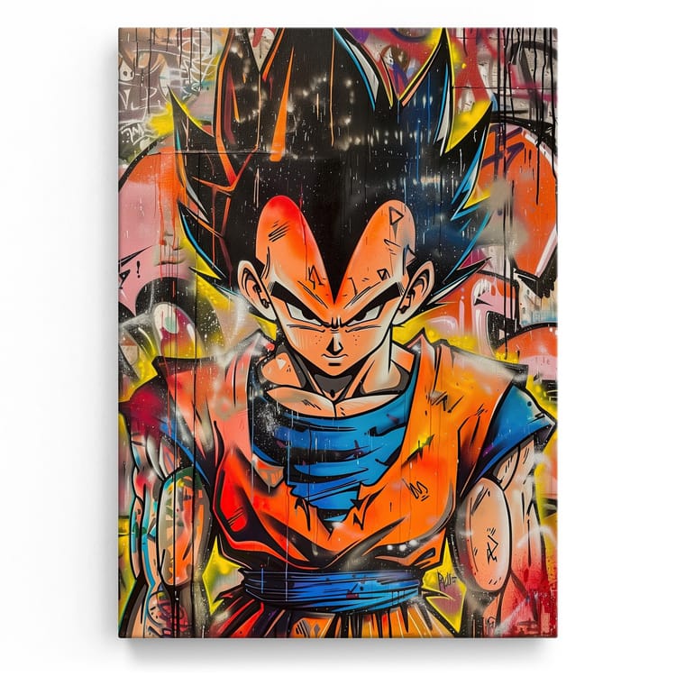 Artmazing Leinwandbild Vegeta Grafitti