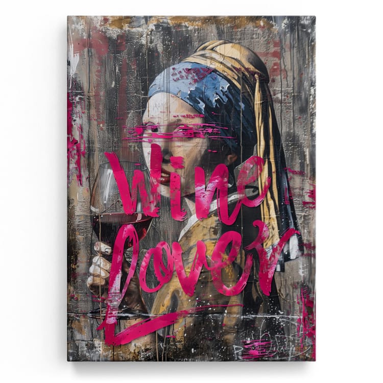 Artmazing Leinwandbild Wine Lover