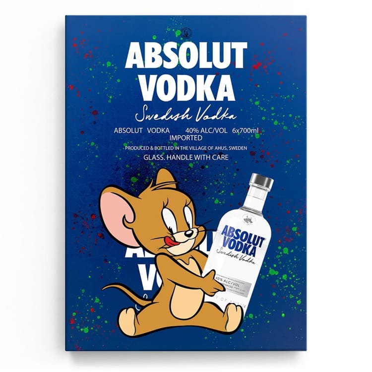 Artmazing Leinwandbild Absolut Jerry