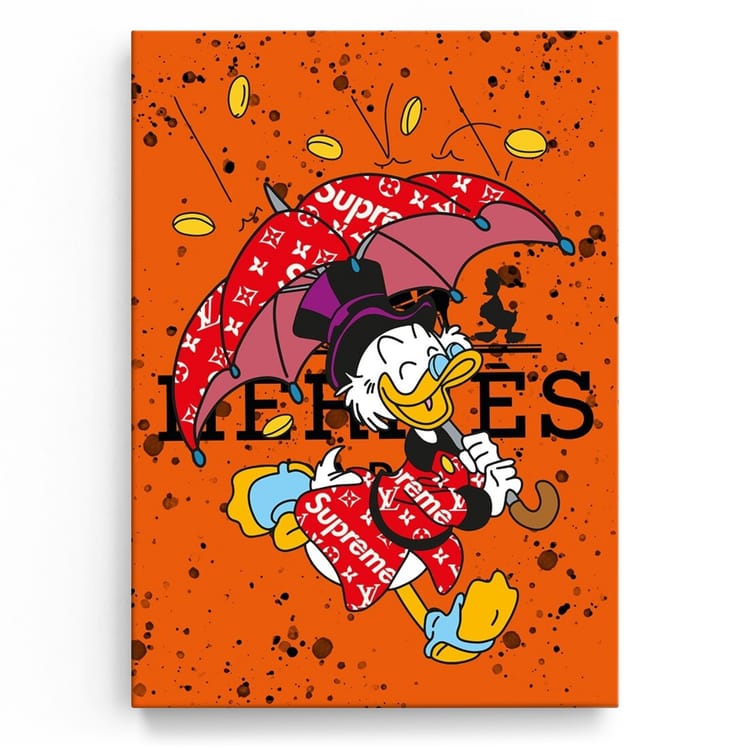 Artmazing Leinwandbild Raining Coins