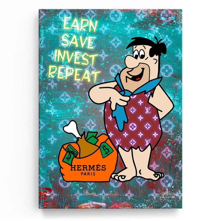 Artmazing Leinwandbild Flintstone Formula