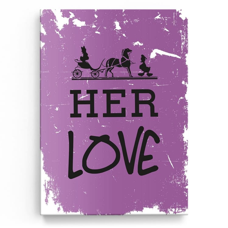 Artmazing Leinwandbild Her Love