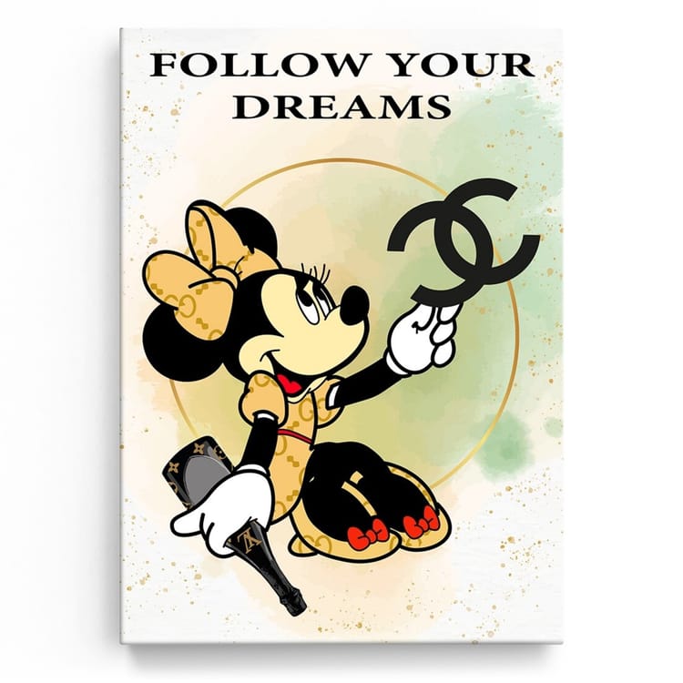 Artmazing Leinwandbild Follow Your Dreams