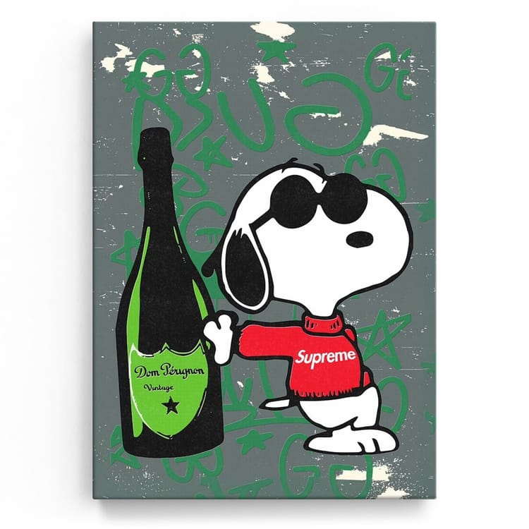 Artmazing Leinwandbild Dom For Snoopy