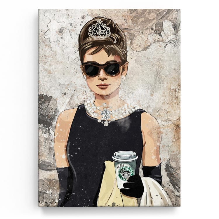 Artmazing Leinwandbild Holly Go Starbucks