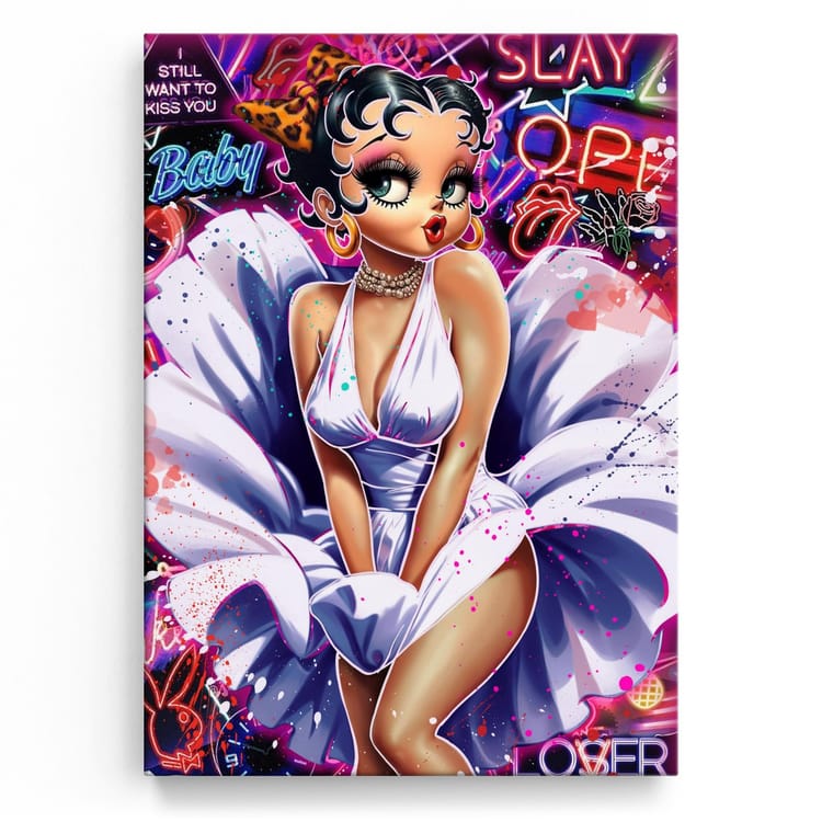 Artmazing Leinwandbild Marilyn Boop