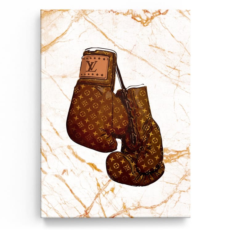 Artmazing Leinwandbild Golden Gloves