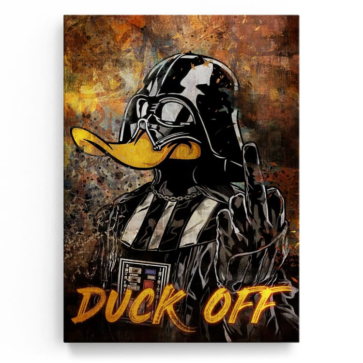 Artmazing Leinwandbild Duck Off