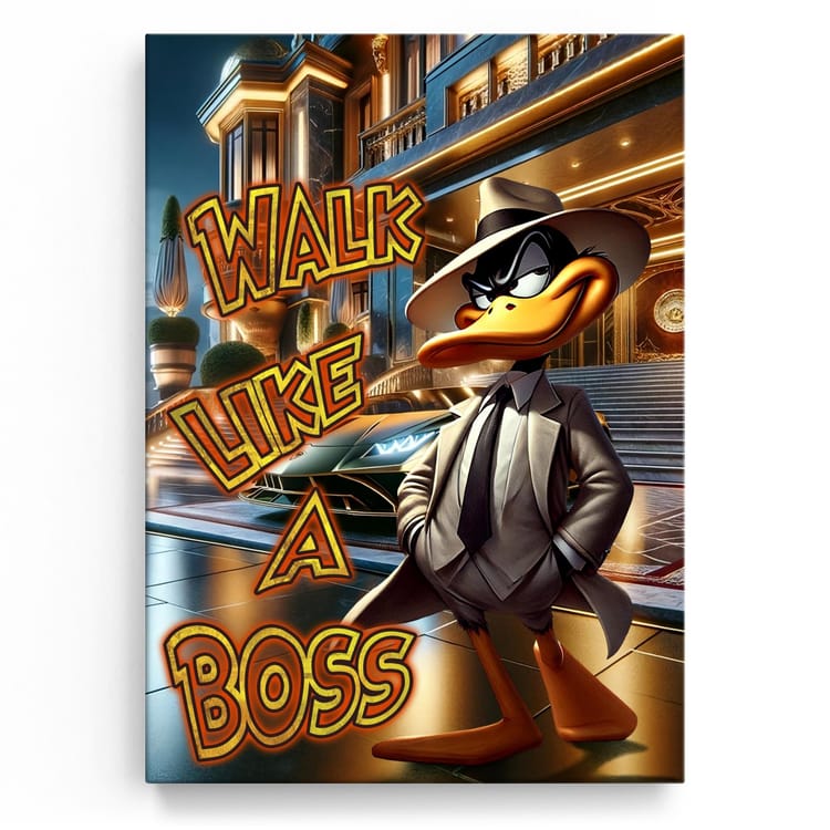 Artmazing Leinwandbild Duckfella