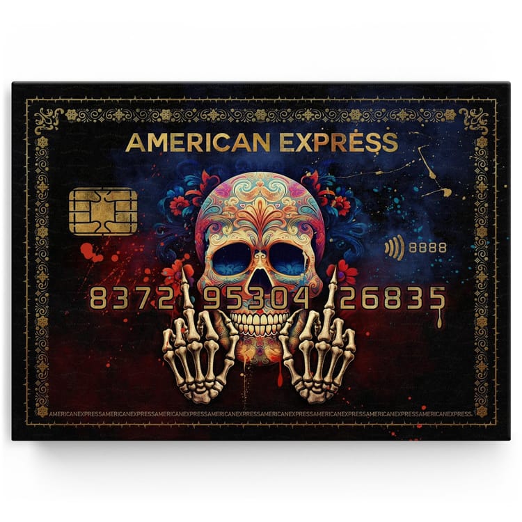 Artmazing Leinwandbild Dia De Los Amex