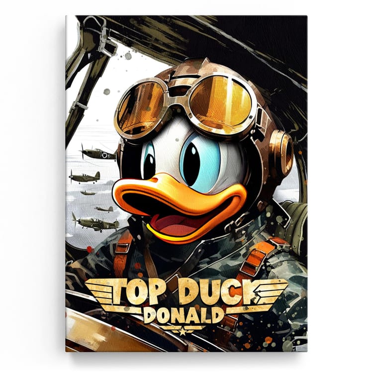 Artmazing Leinwandbild Top Duck