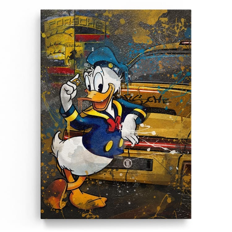 Artmazing Leinwandbild Lucky Duck