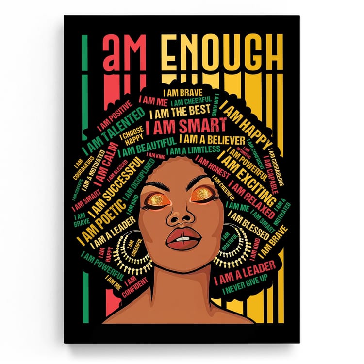 Artmazing Leinwandbild I Am A Woman