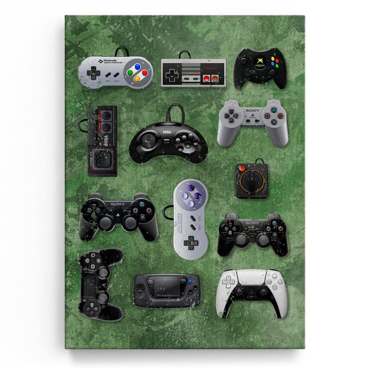 Artmazing Leinwandbild Controller History
