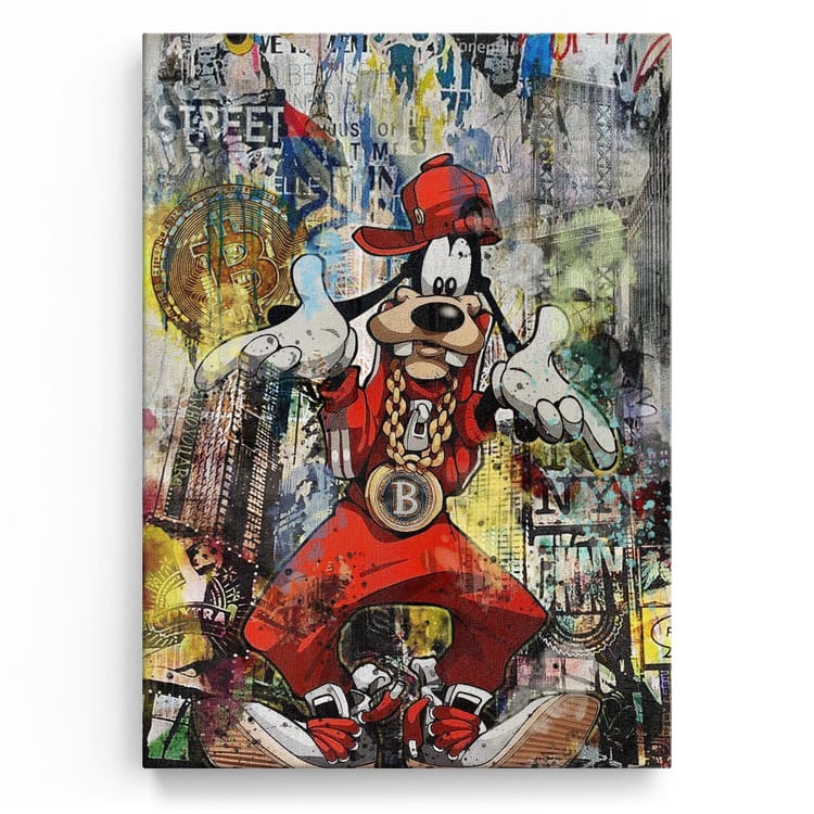 Artmazing Leinwandbild Urban Goof