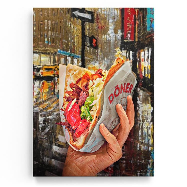 Artmazing Leinwandbild The Döner