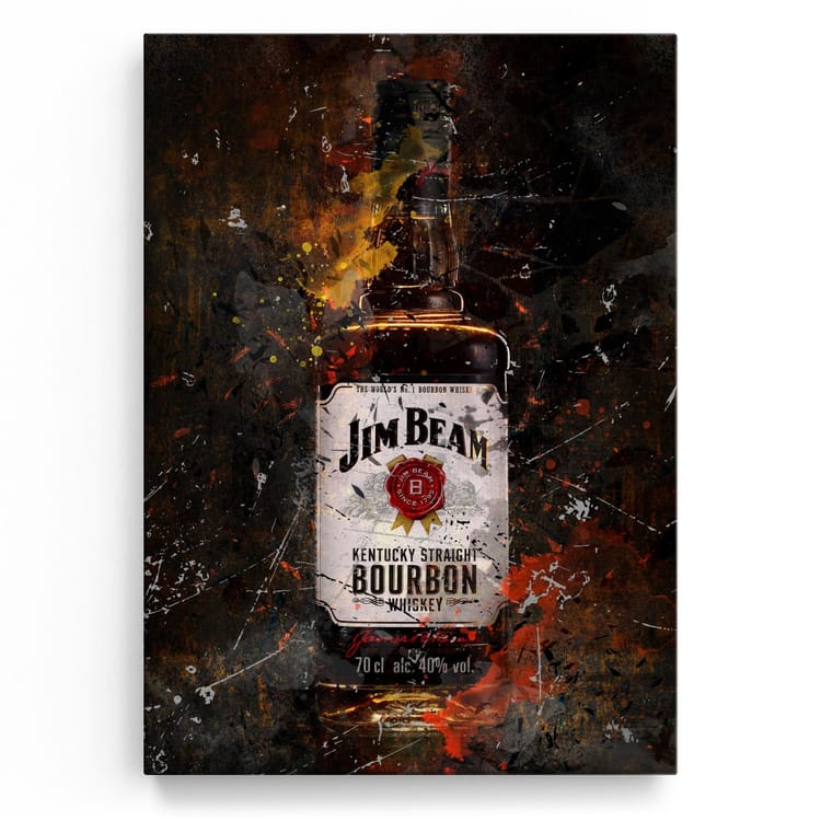 Artmazing Leinwandbild Bourbon Brushstrokes