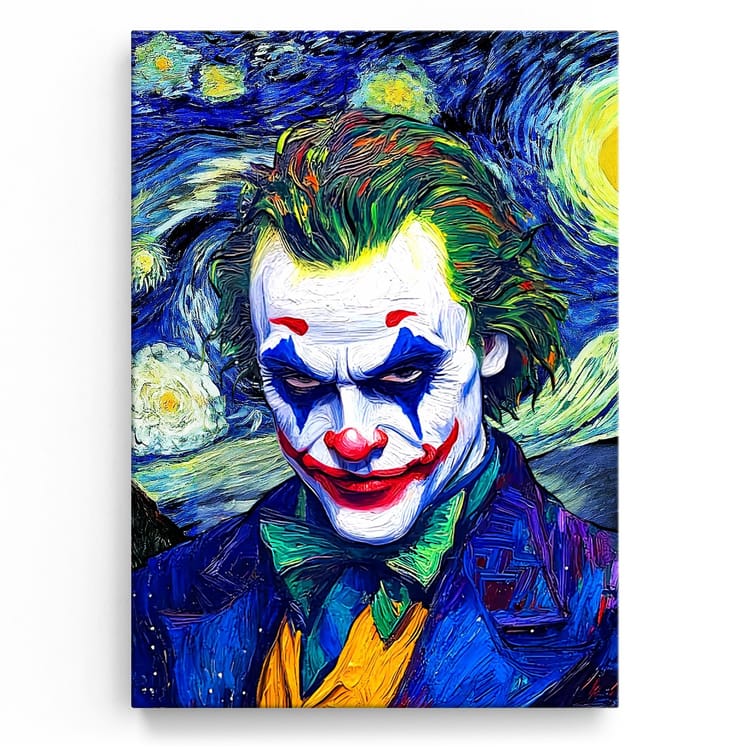 Artmazing Leinwandbild Starry Joker