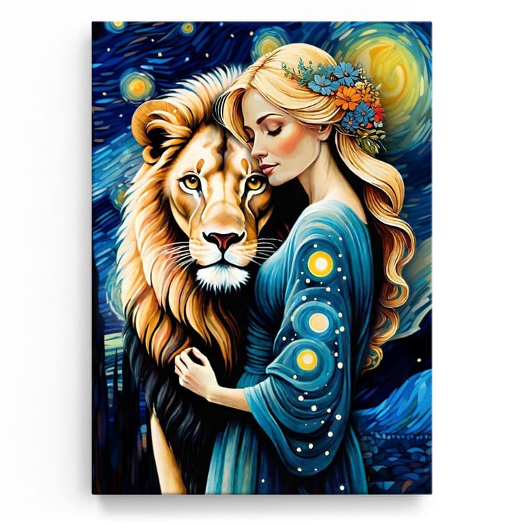 Artmazing Leinwandbild Courage And Grace