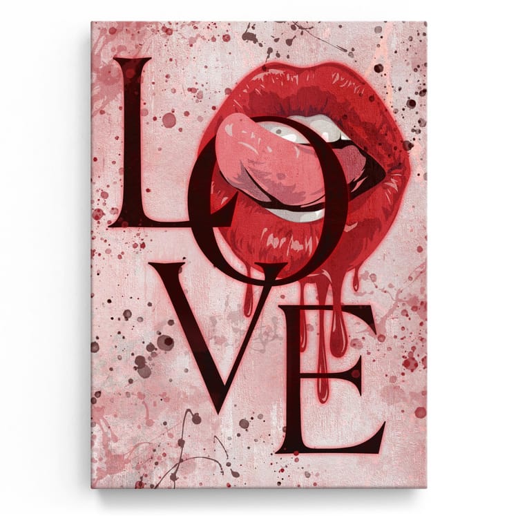 Artmazing Leinwandbild Licks Of Love
