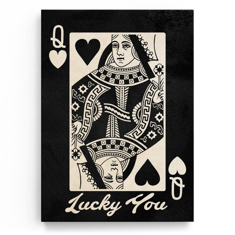Artmazing Leinwandbild Queen Of Luck