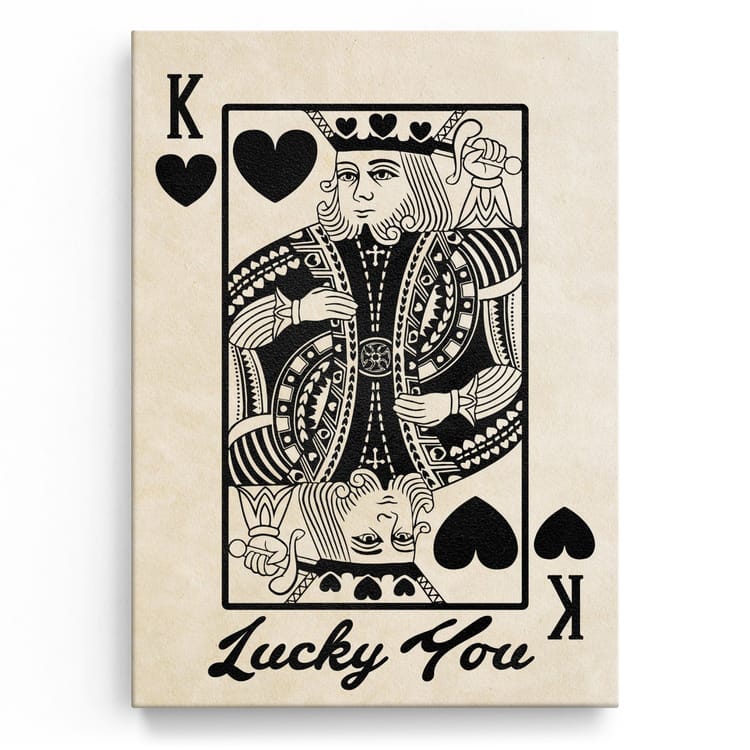 Artmazing Leinwandbild King Of Luck