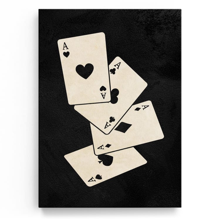 Artmazing Leinwandbild Winning Hand