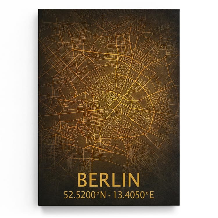 Artmazing Leinwandbild Berlin City Streets