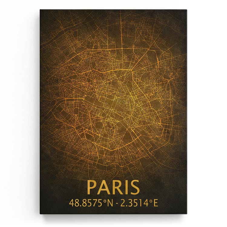 Artmazing Leinwandbild Paris City Streets