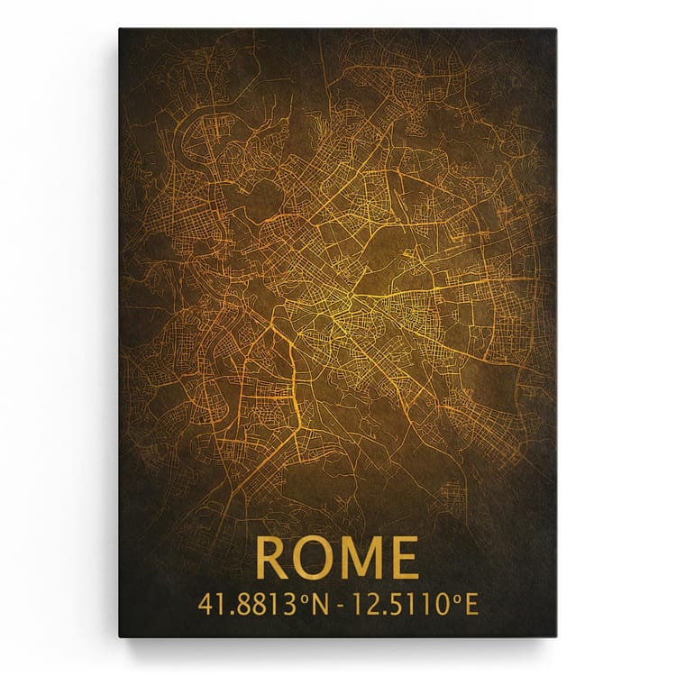 Artmazing Leinwandbild Rome City Streets