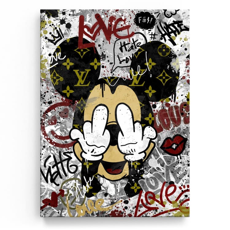 Artmazing Leinwandbild FCUK Mouse