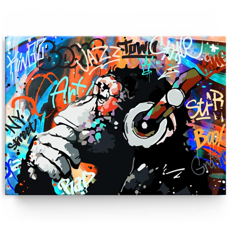 Artmazing Leinwandbild Affengeile Beats