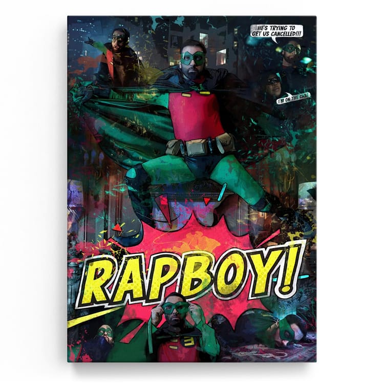 Artmazing Leinwandbild Rapboy