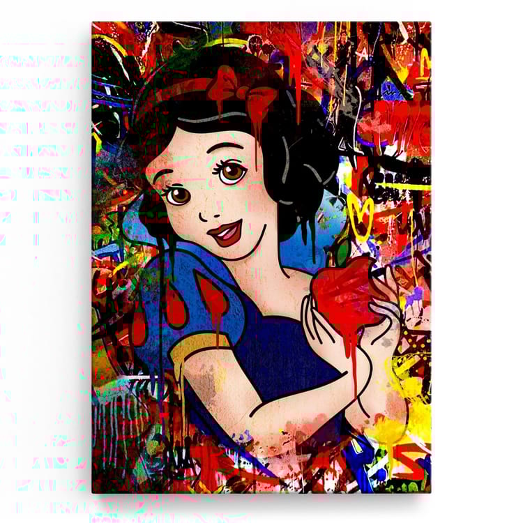Artmazing Leinwandbild Graffiti Princess