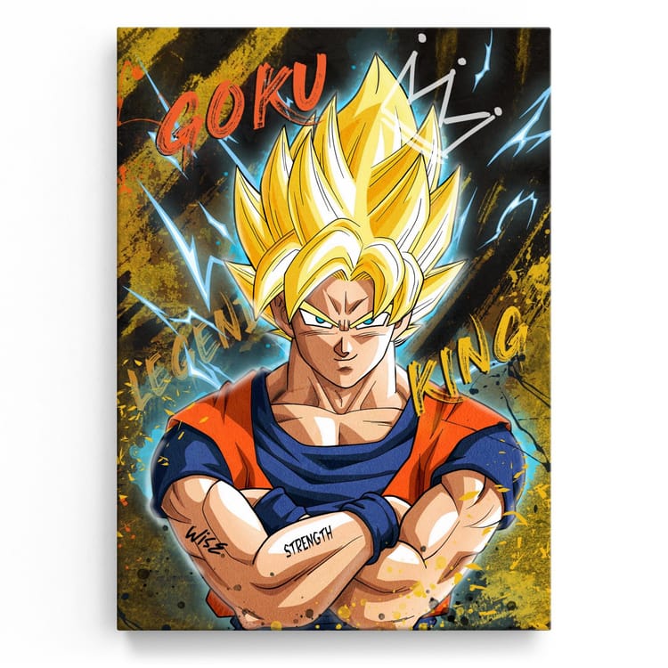 Artmazing Leinwandbild Saiyan
