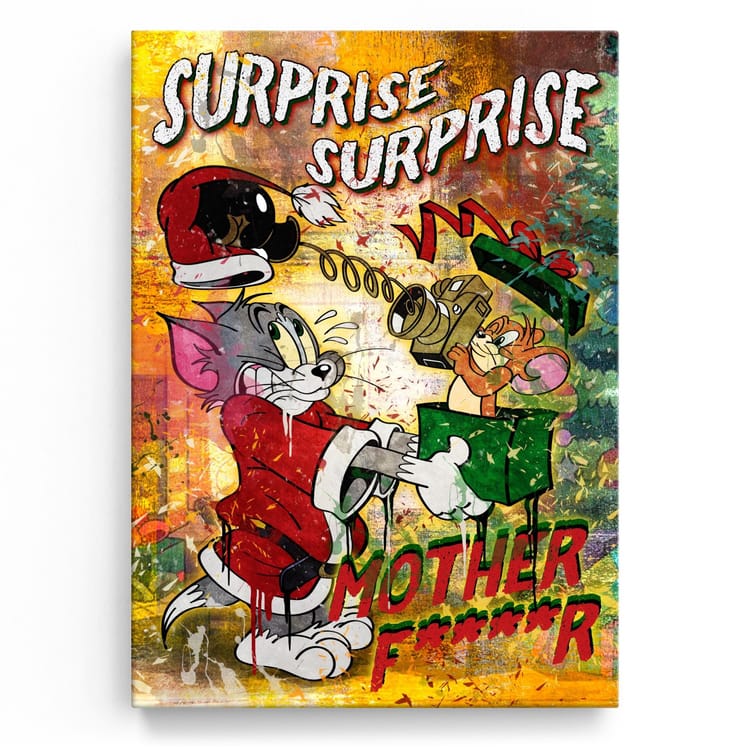 Artmazing Leinwandbild Surprise Motherf*****r