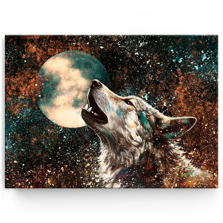 Artmazing Leinwandbild Mondgesang