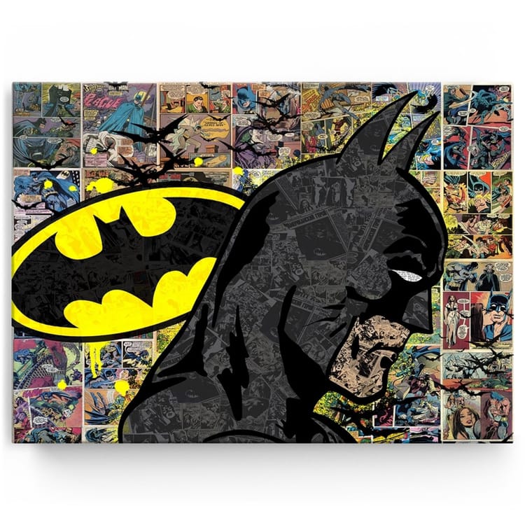 Artmazing Leinwandbild Stories of the Dark Knight